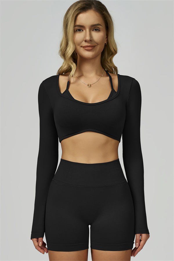 The Prime Long Sleeve Crop Top