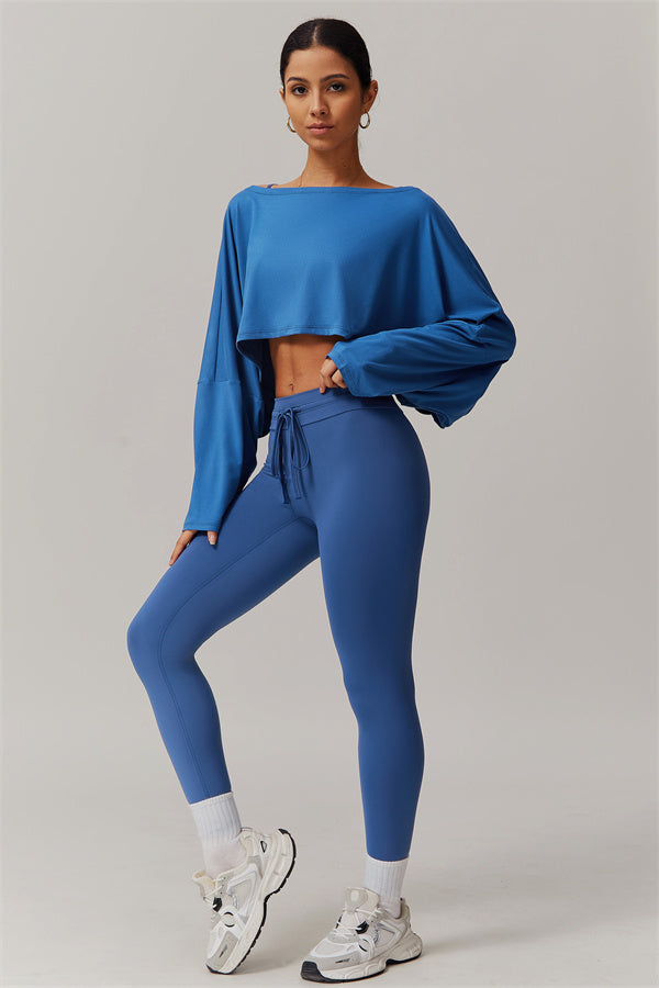 The Resonate Drift Cropped Pullover Leggings 2-Piece Set