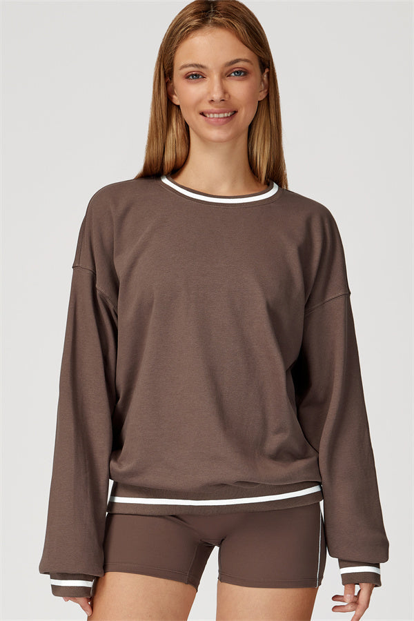The Amara Sweatshirt Roman Brown