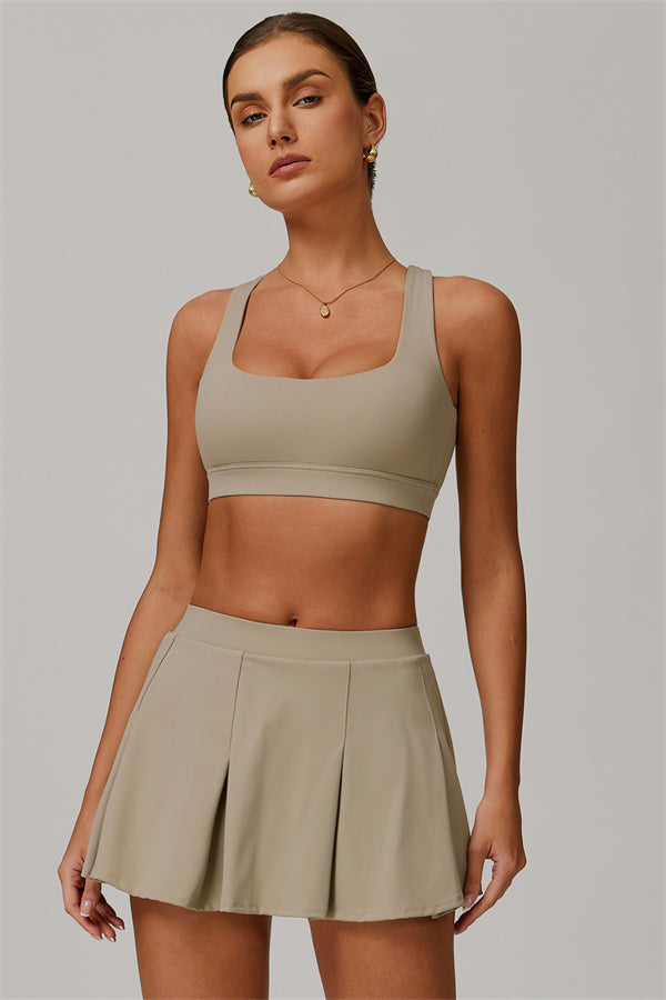 The Lumina Sports Bra Skirt 2-Piece Set UPF 50+