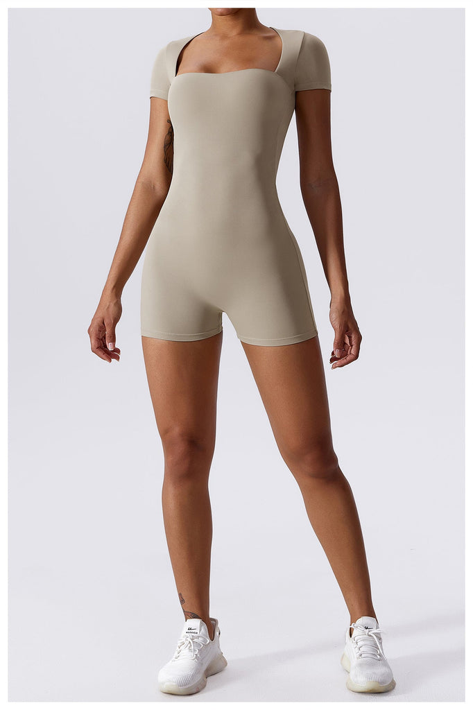 Square Double Lined Romper