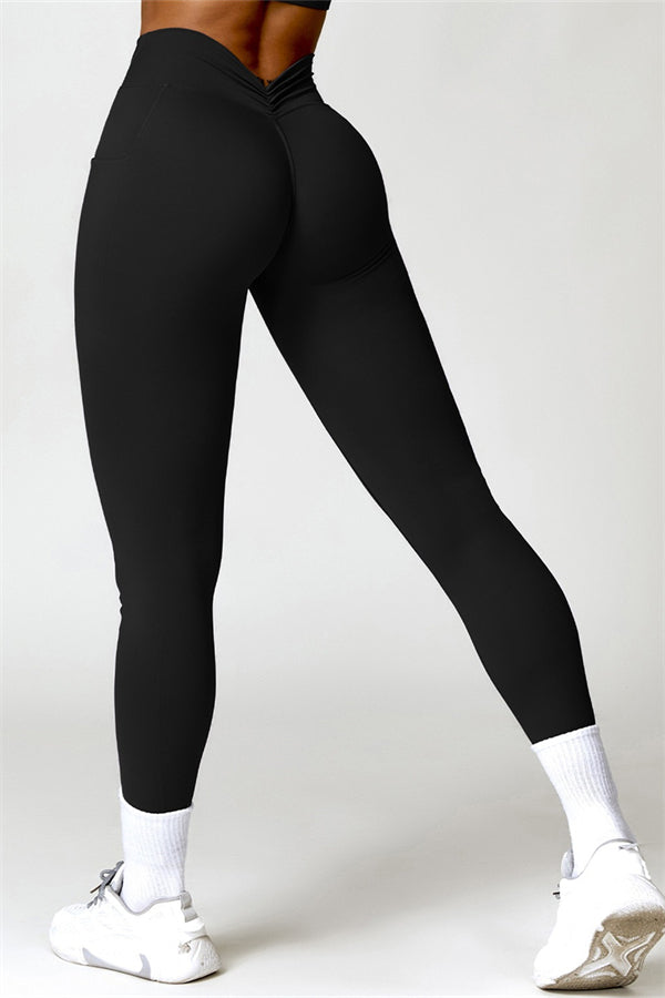 Aria Grace Leggings Black