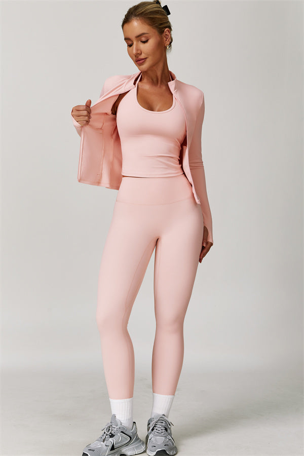The Refresh Halter Crop Top Leggings 2-Piece Set