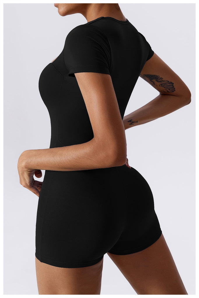 Square Double Lined Romper