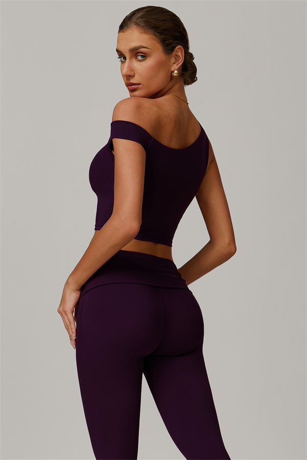 The Pearl Crop Top Leggings 2-Piece Set