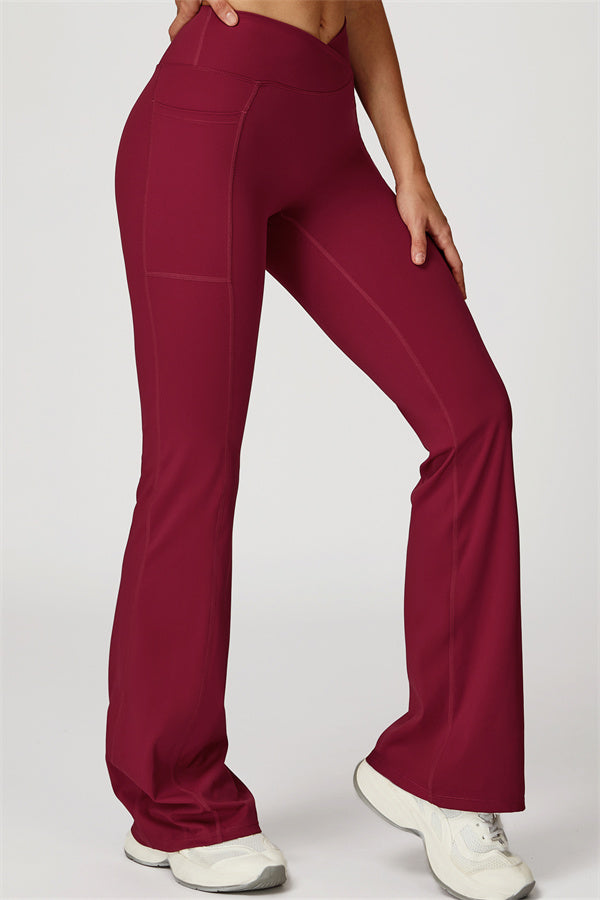 The Propel Crop Top Flared Leggings 2-Piece Set