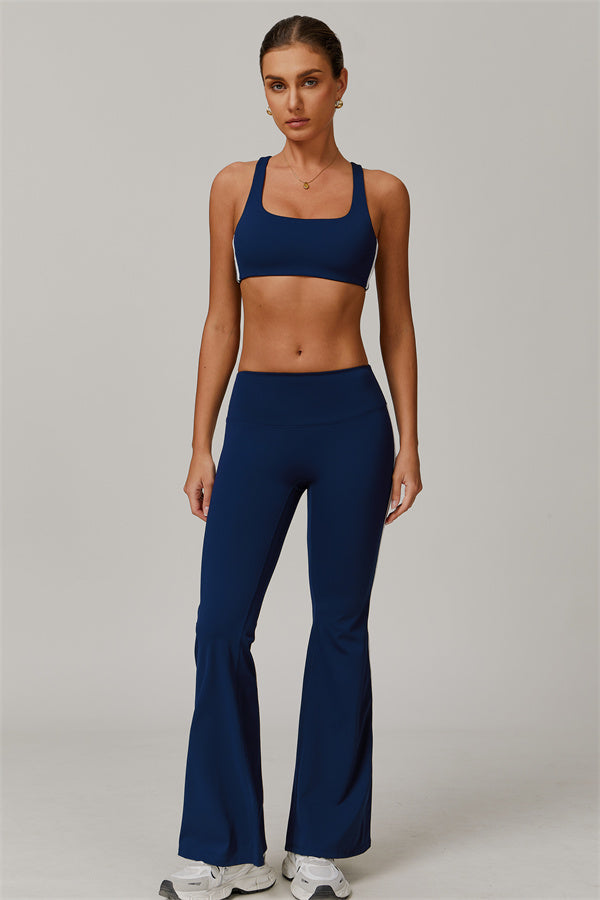 The Splendor Sports Bra Flared Leggings 2-Piece Set