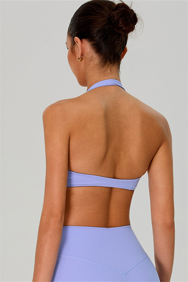 The Solid Sports Bra Leggings 2-Piece Set