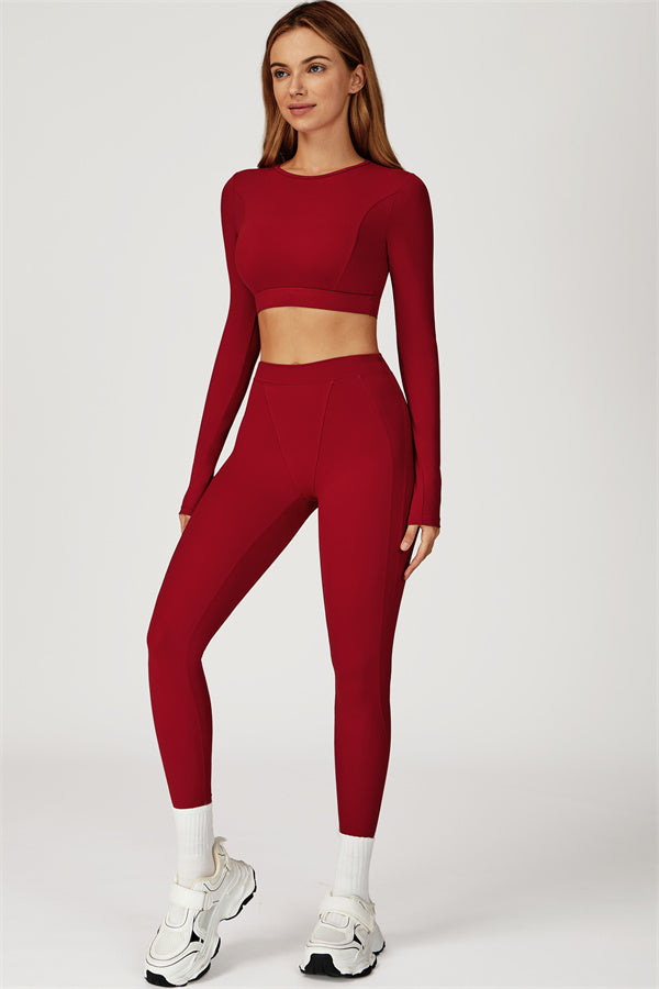 The Conquer Long Sleeve T-shirt Leggings 2-Piece Set