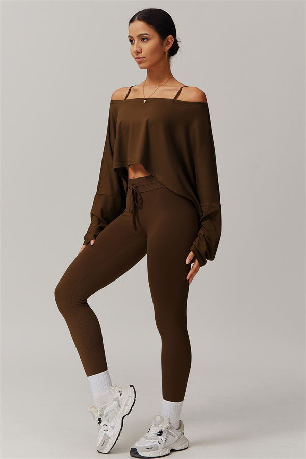 The Resonate Drift Cropped Pullover Leggings 2-Piece Set
