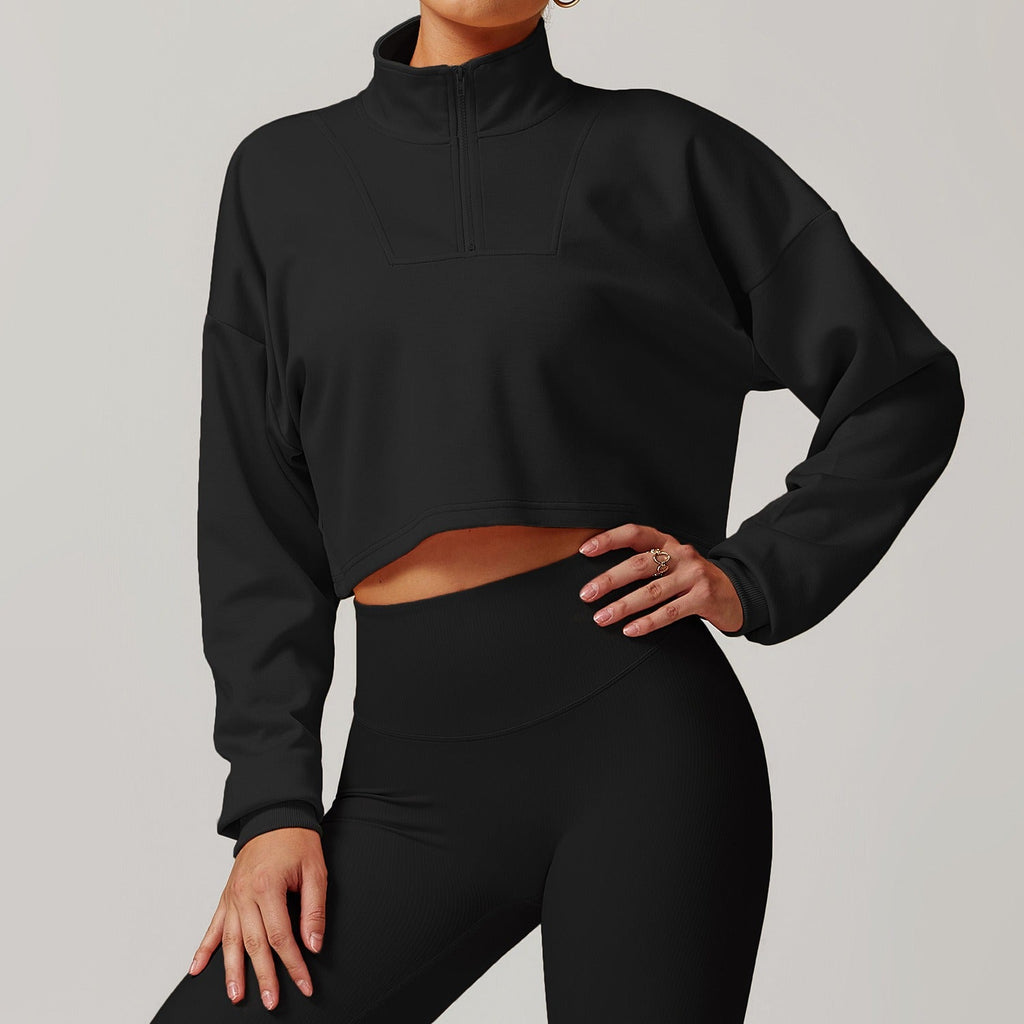 Casey Longsleeve Sweatshirt Top Black