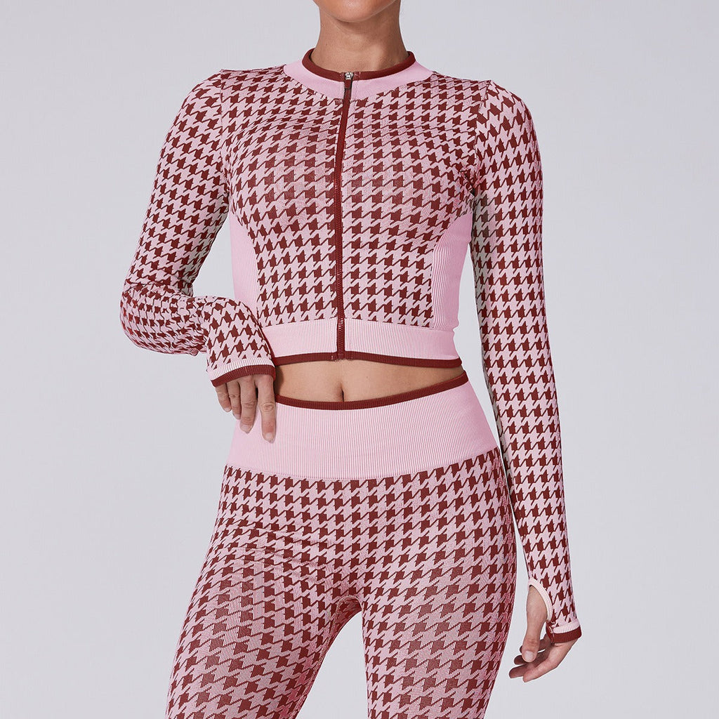 Noor Zip Longsleeve Top & Leggings Set