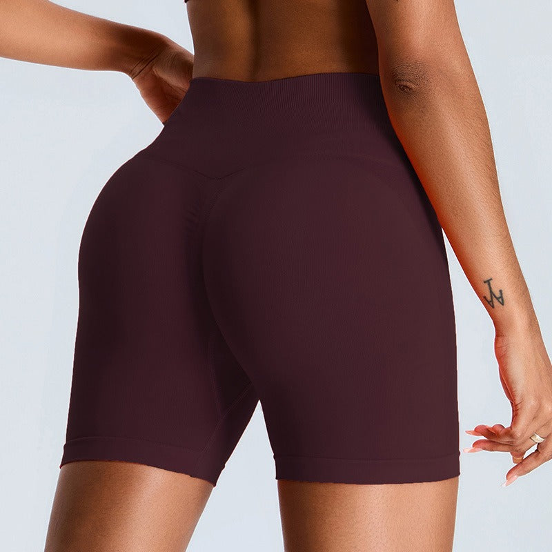 Tia Seamless Shorts Chocolate