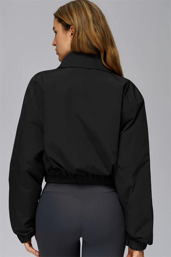 The Elle Form Crop Zip Jacket