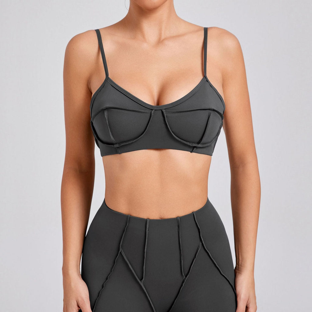 Lucky Label Iconic Bra Top Graphite