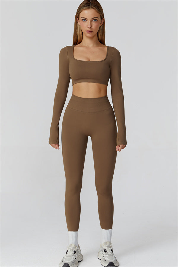 The Reign Long Sleeve Crop Top