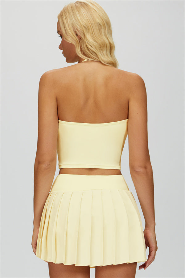 The Dreamy Crop Top Skirt 2-Piece Set