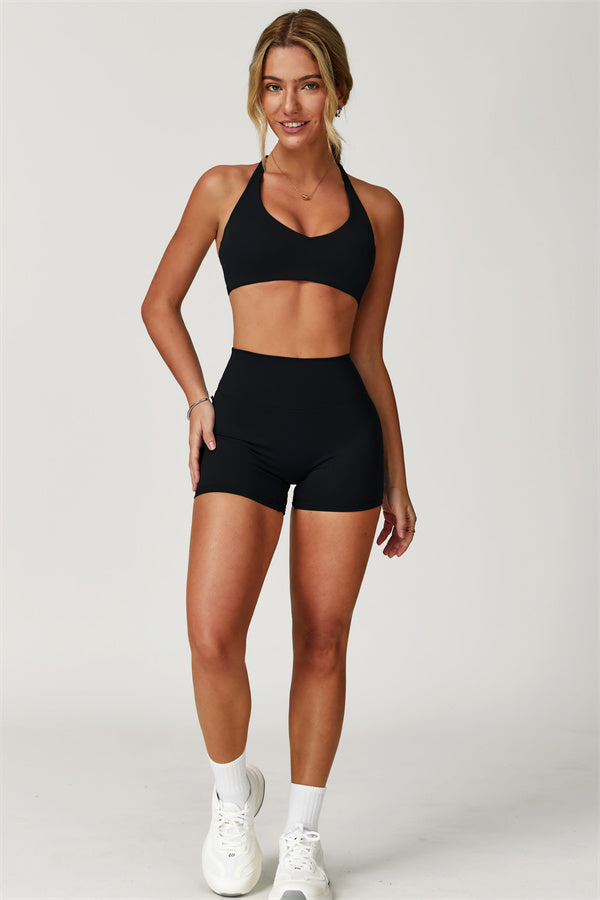 The Boost Crossback Sports Bra Isabella Shorts 2-Piece Set