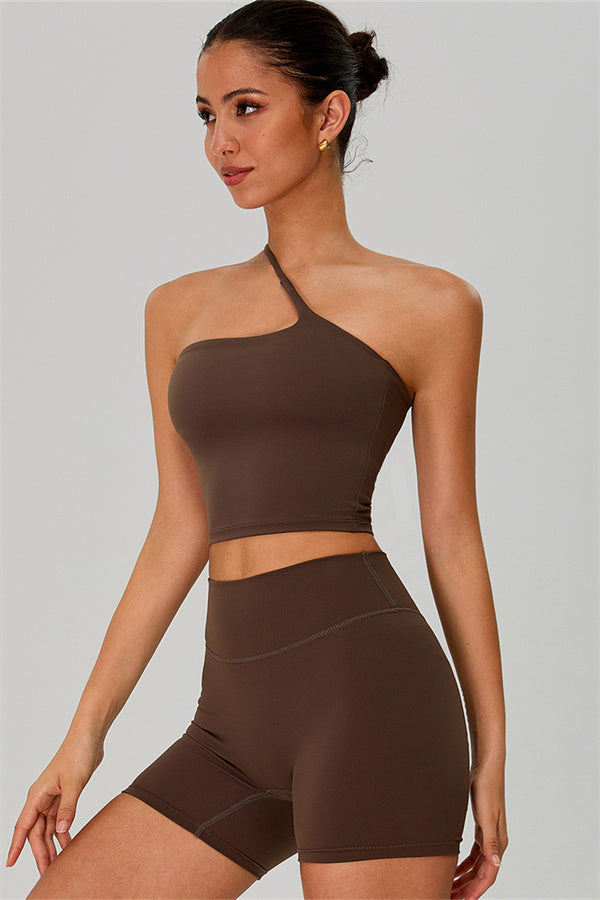 The Jewel One-Shoulder Crop Top