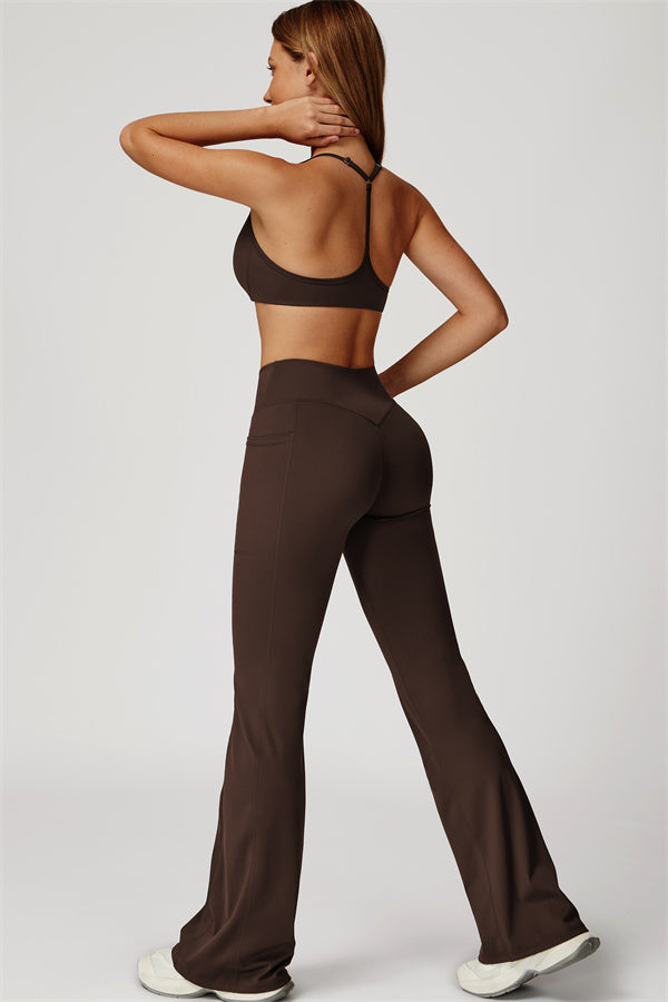 The Propel Sports Bra Flared Leggings 2-Piece Set