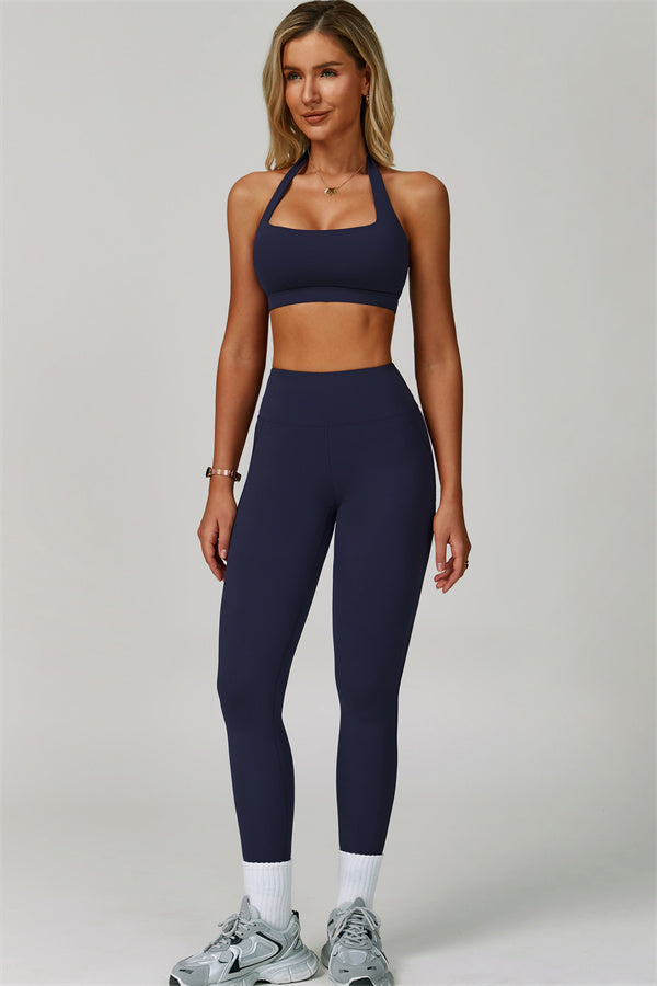 The Bold Halter Sports Bra Leggings 2-Piece Set