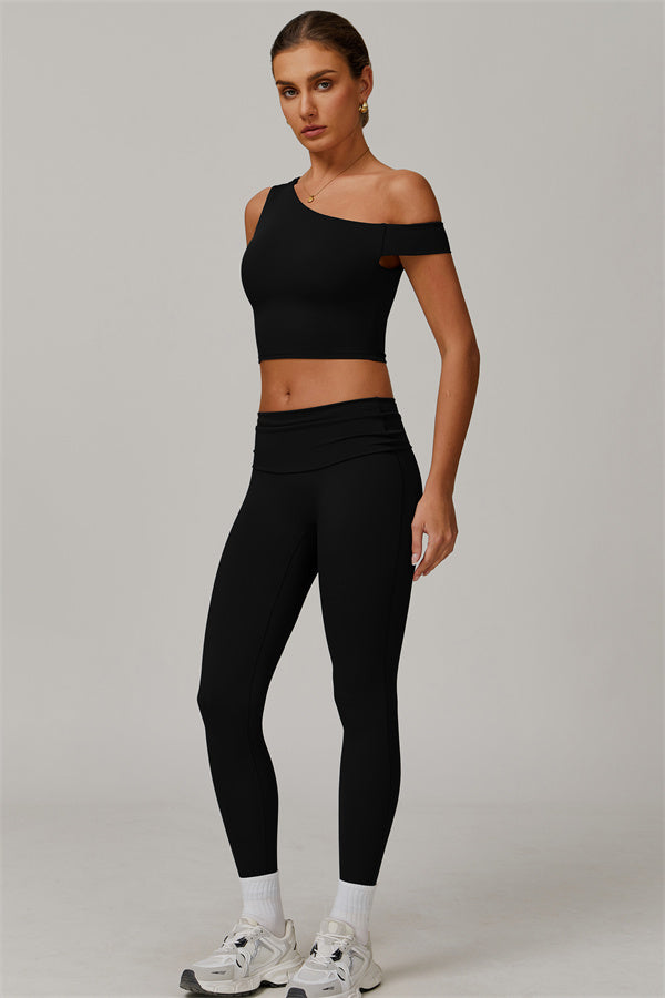 The Pearl Crop Top Leggings 2-Piece Set