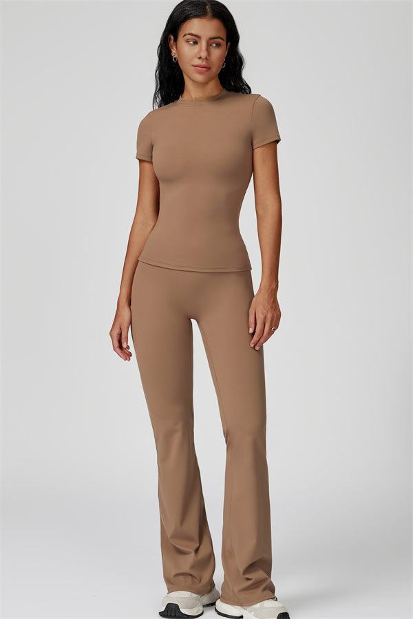 The Oasis T-shirt Flared Leggings 2-Piece Set