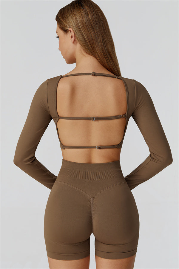 The Reign Long Sleeve Crop Top