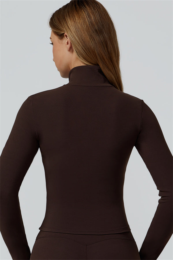 The Venus Zip Longsleeve Top