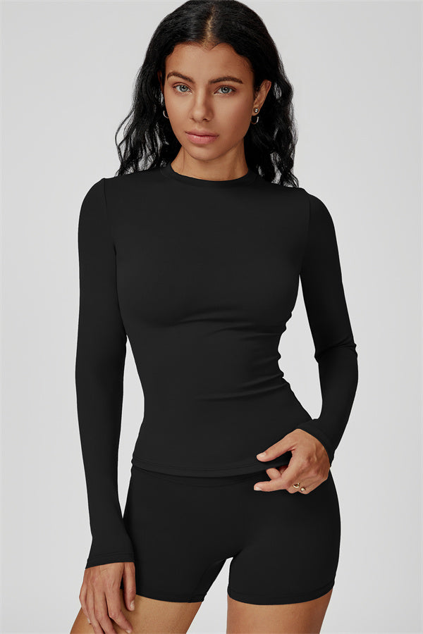 The Oasis Long Sleeve T-shirt Shorts 2-Piece Set
