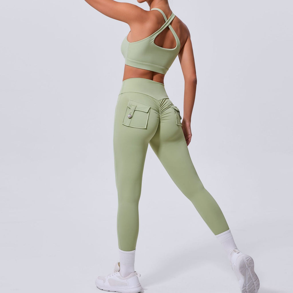 Alisha Bra Top & Leggings Set