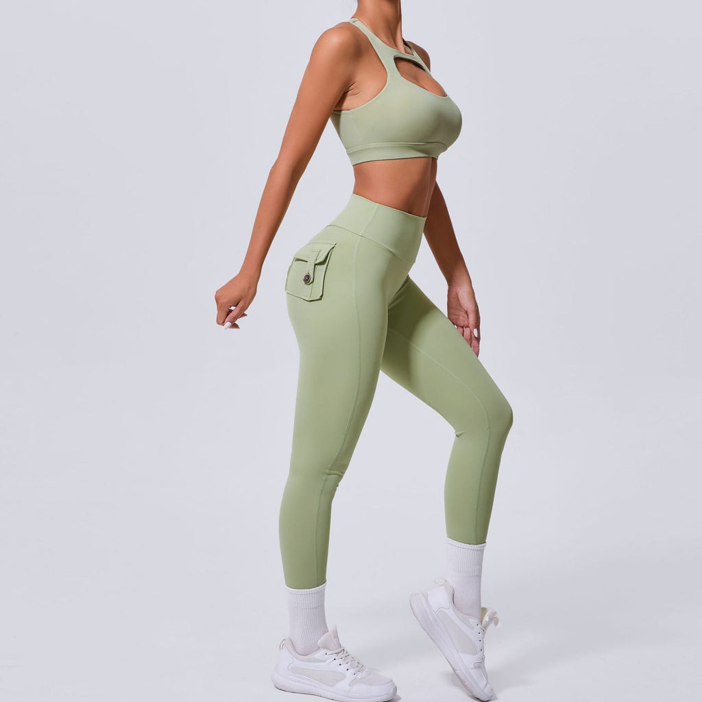 Alisha Bra Top & Leggings Set