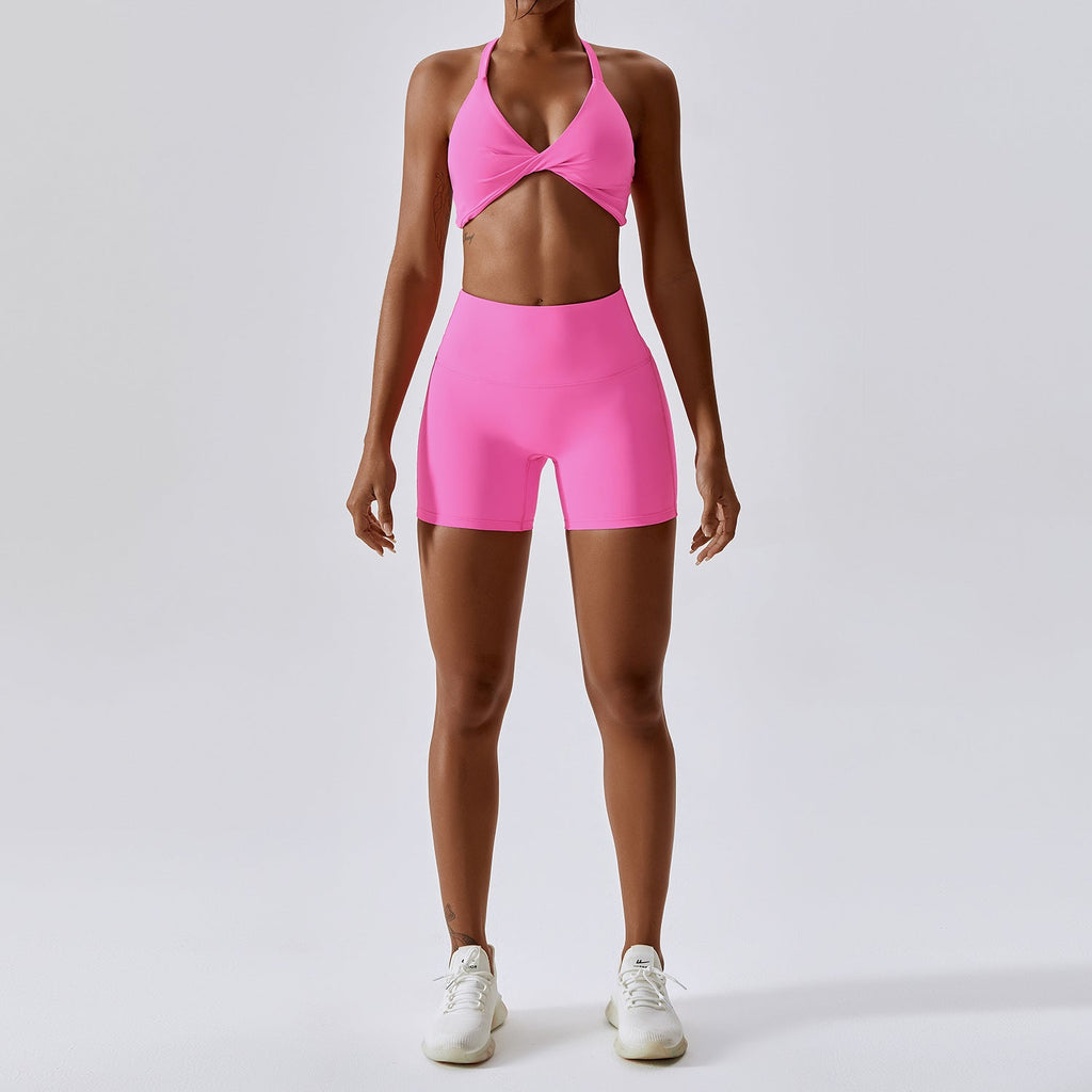 Ibiza Twist Bra Top & Shorts Set