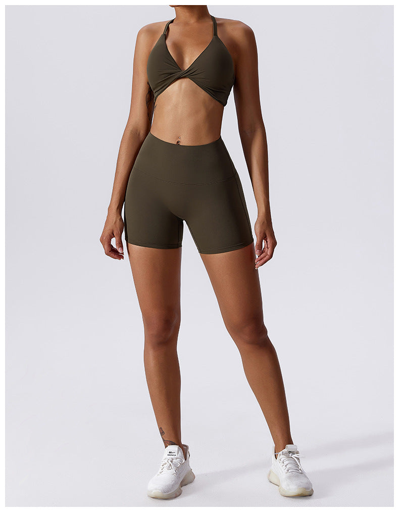 Ibiza Twist Bra Top & Shorts Set