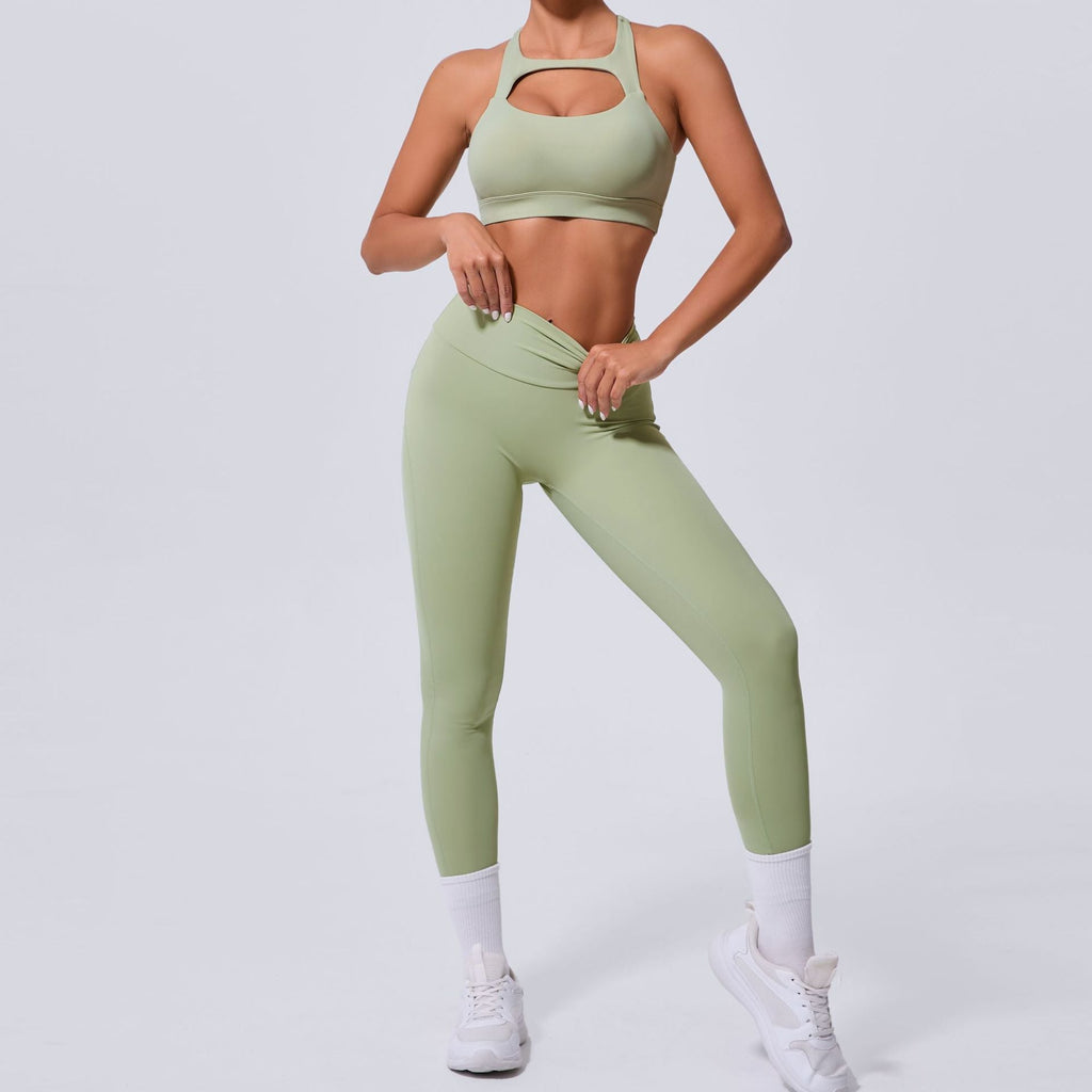 Alisha Bra Top & Leggings Set