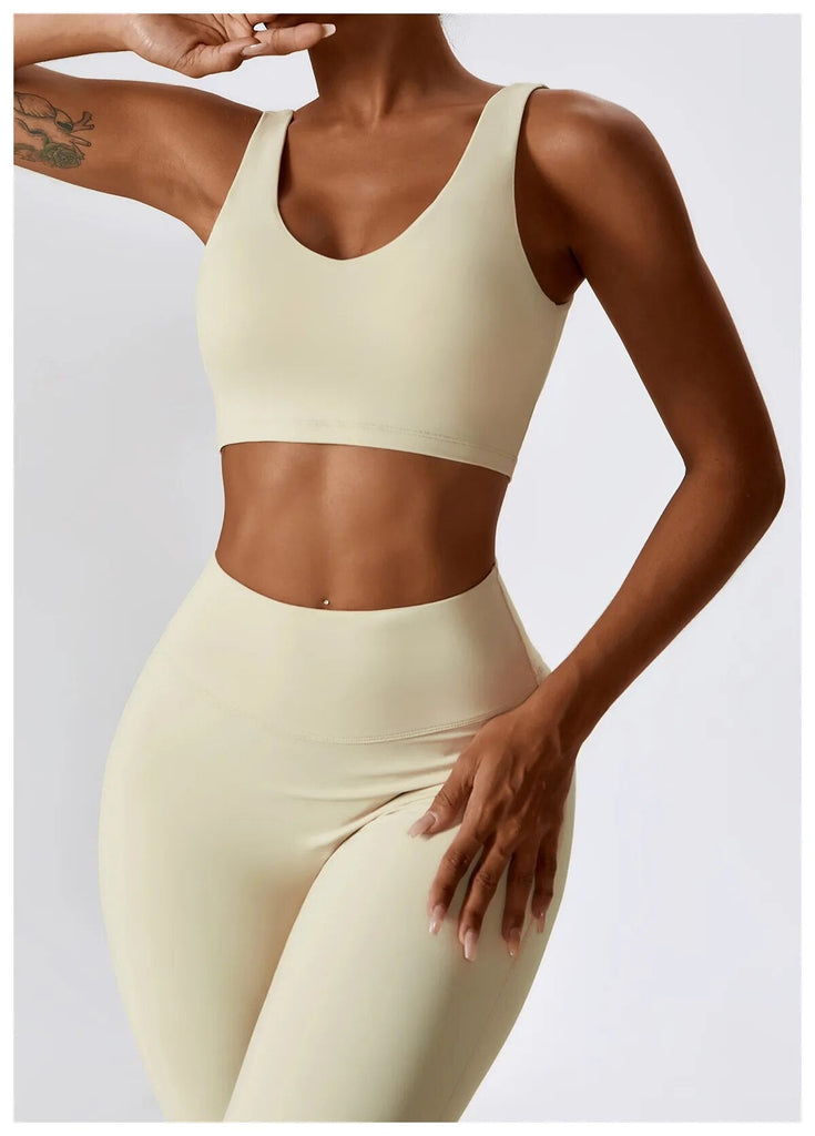 Daisy V Crop Top & Flared Set