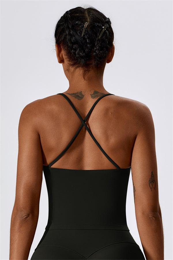 The Daisy Tank Top Black