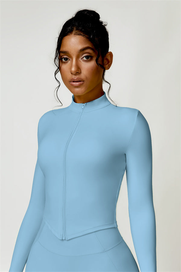 Olivia Anne Zip Jacket Sky Blue