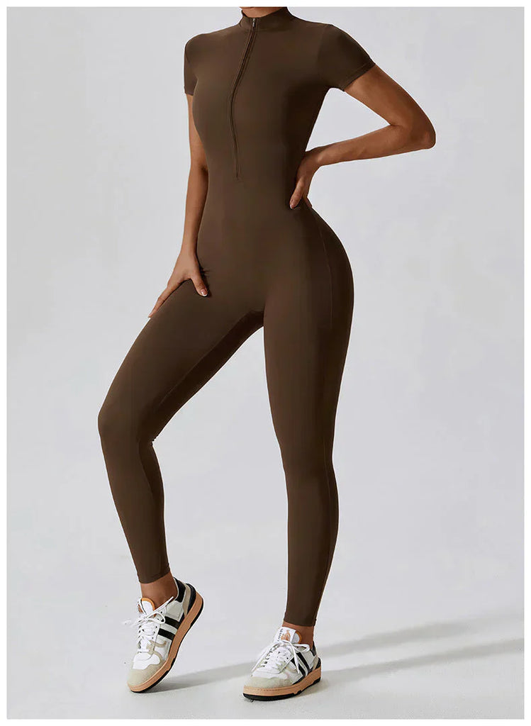 Super Sculpt Short Sleeve Jumpsuit (size down)