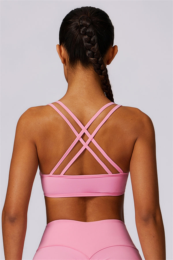 Power Pace Sports Bra Magenta