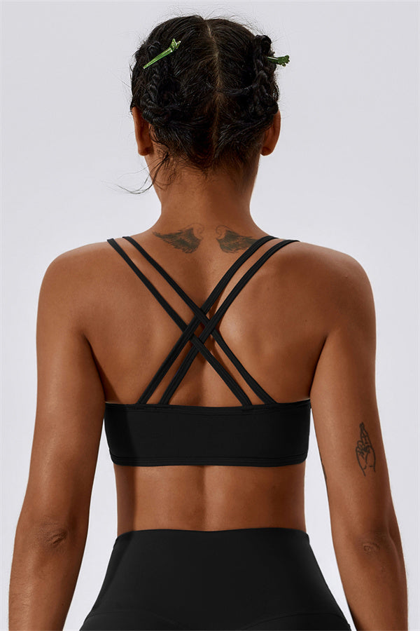 Power Pace Sports Bra Black