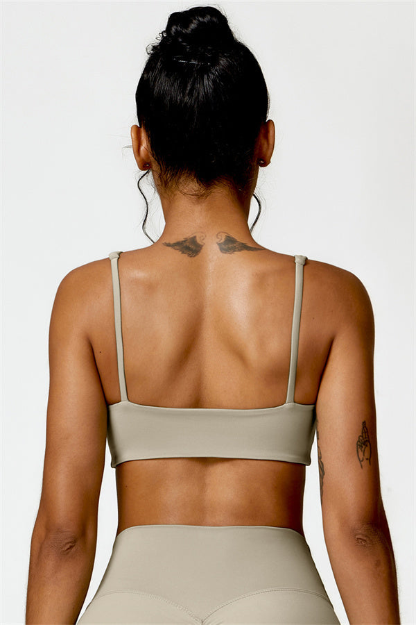 The Olivia Sports Bra Caramel