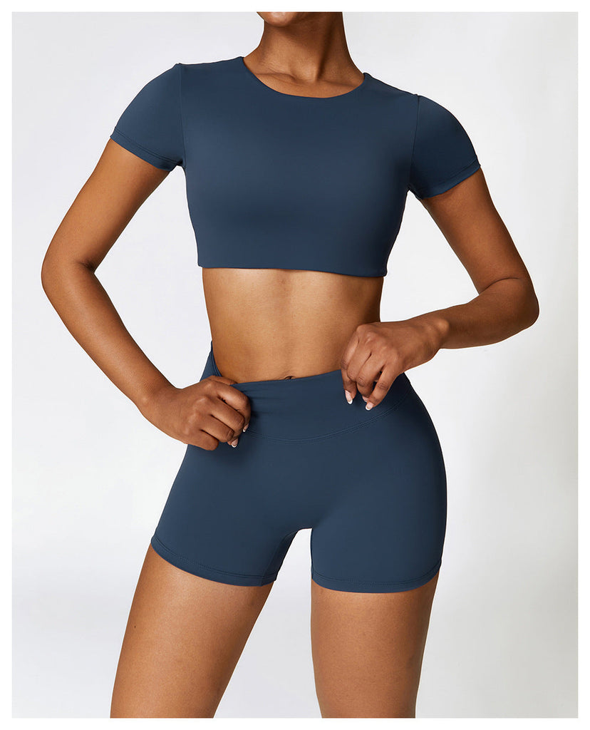 Butter T-Sleeve Crop Top