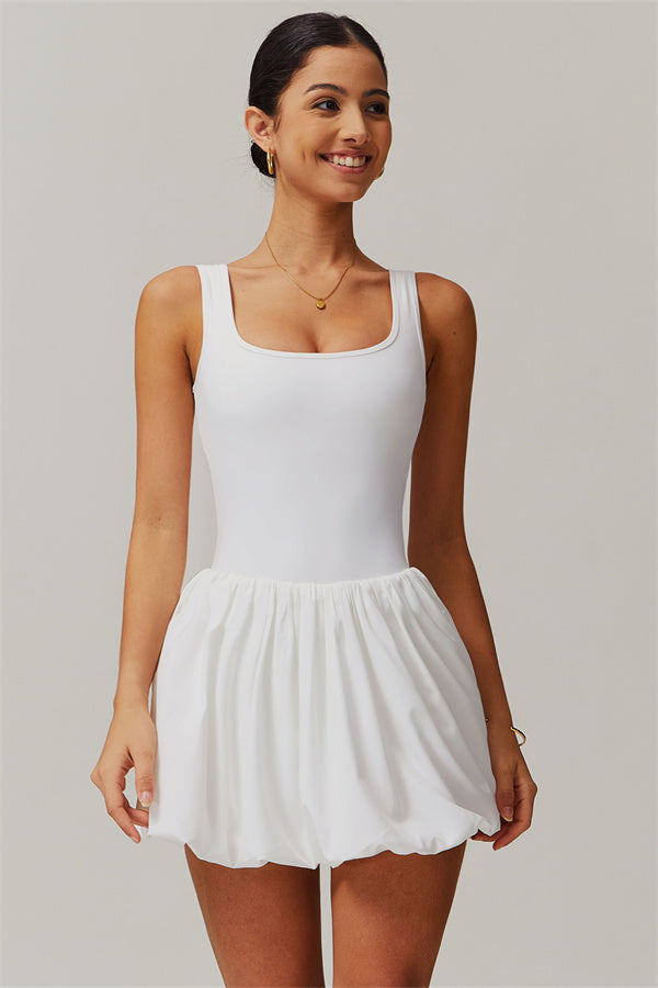 The Nova Tennis Dress White