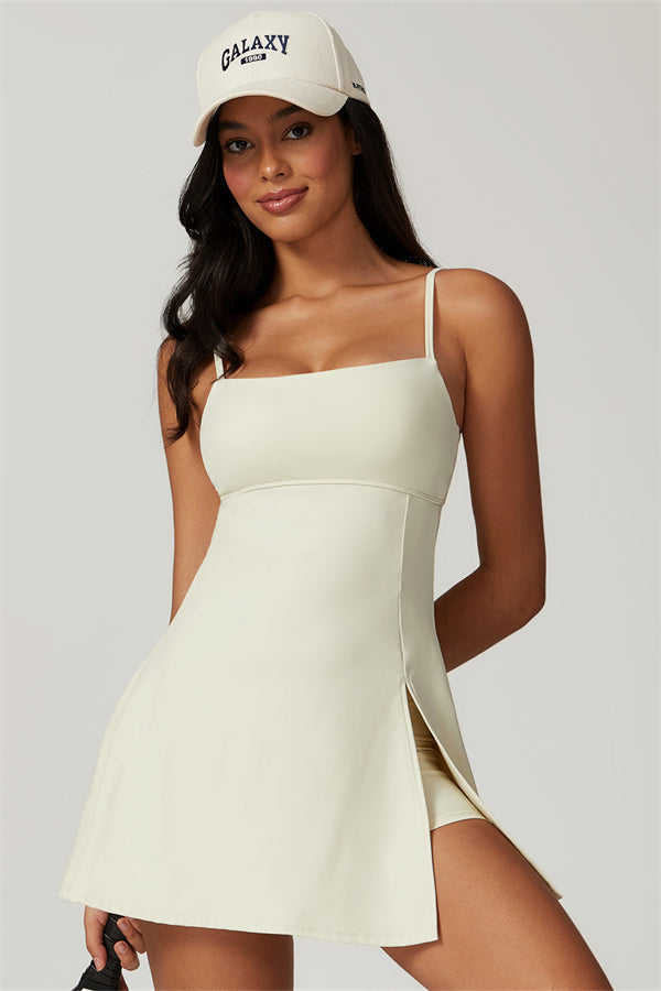 Flex Swift Tennis Dress Almond