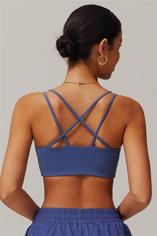 The Nova Sports Bra Cobalt