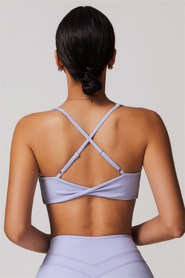 The Enigma Sports Bra Periwinkle