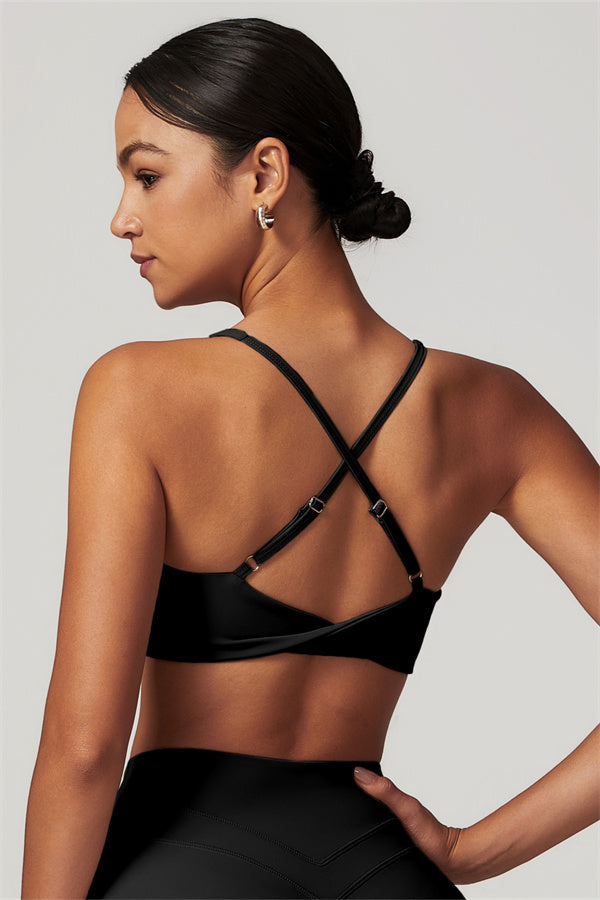 The Enigma Sports Bra Black