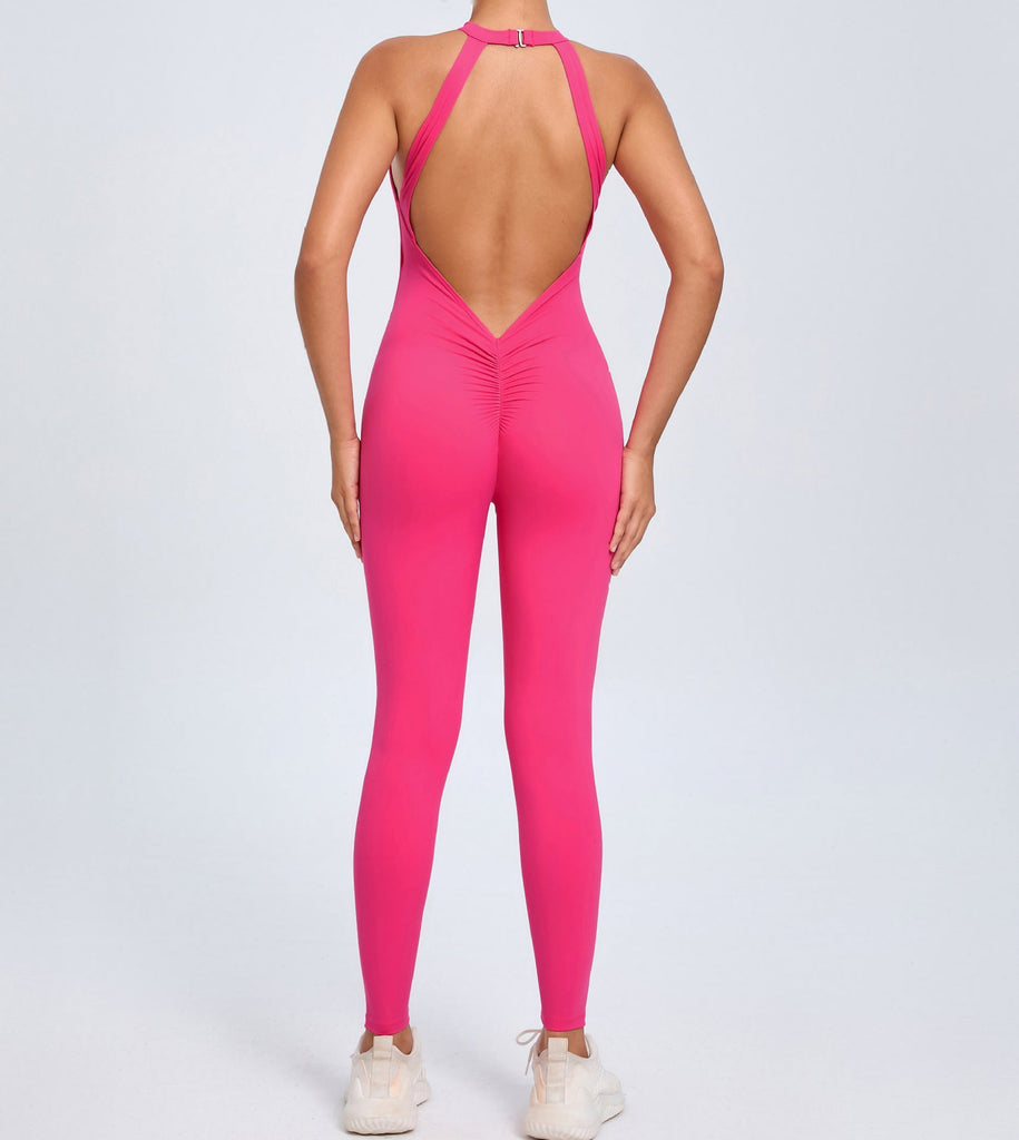 Christine Sculpt Backless Jumpsuit