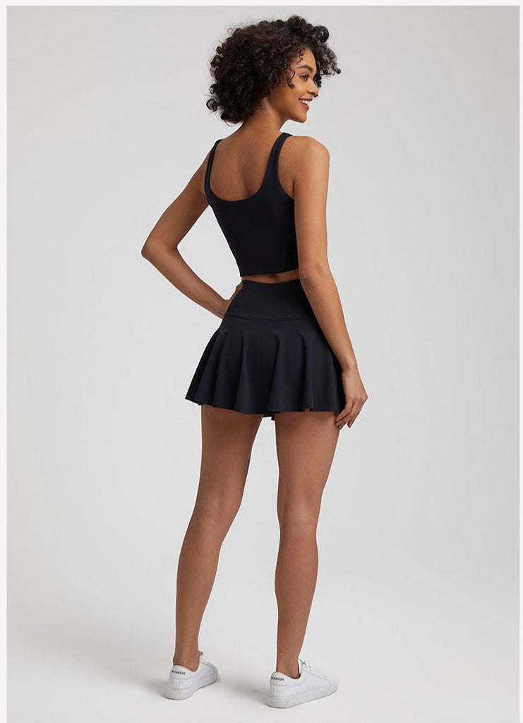 Tennis Crop Top & Skort Set